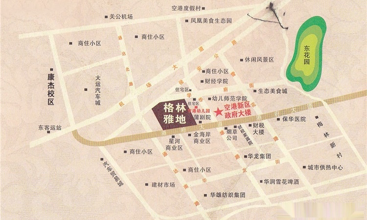 东润·公园壹号交通图