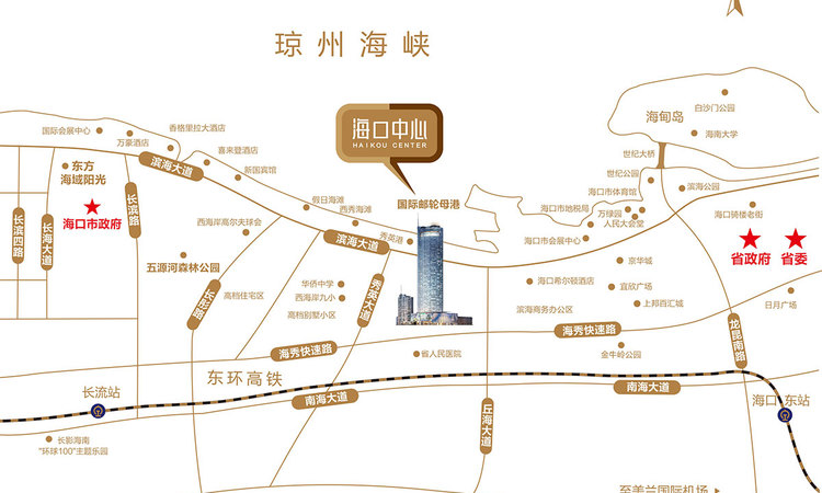 自贸时代广场交通图