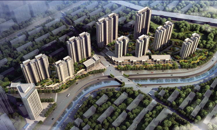 兴业西部新区效果图