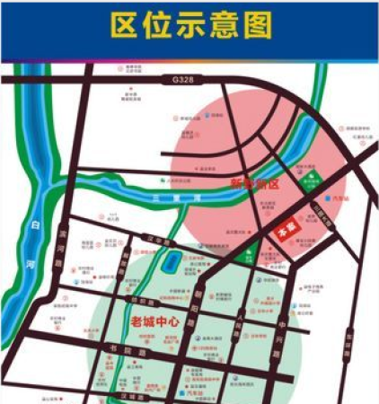 新野建业森林半岛交通图