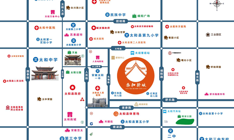 金昆·泰和新城交通图