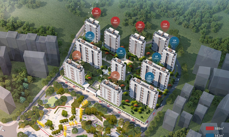 中海九樾效果图