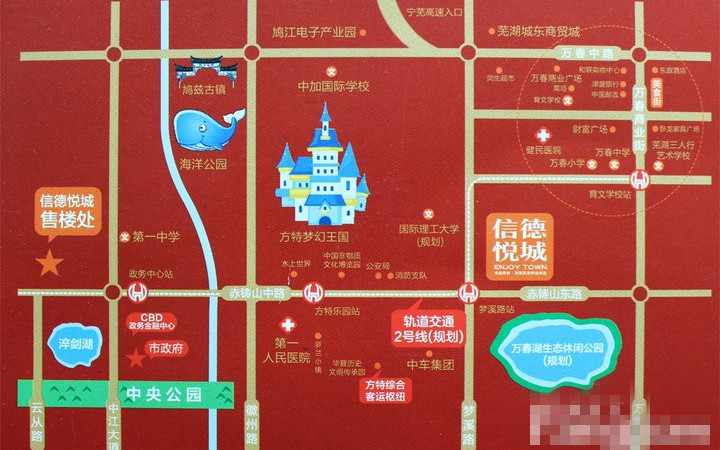 信德悦城交通图