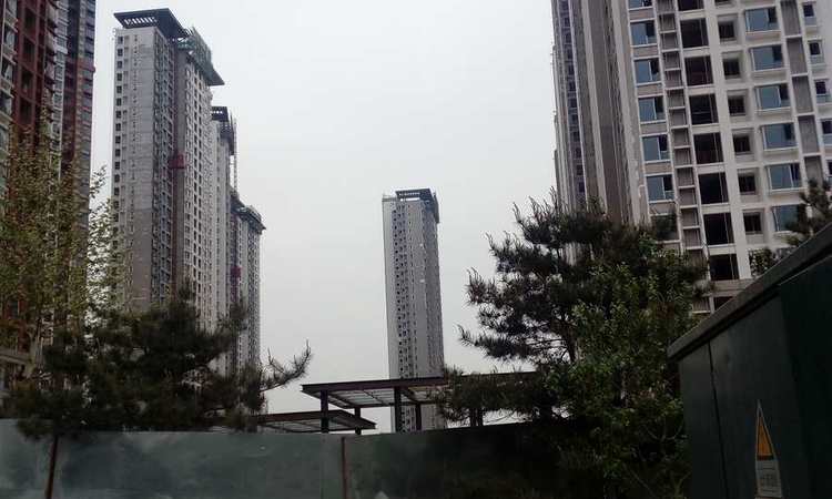 港中旅·海泉湾施工进度图