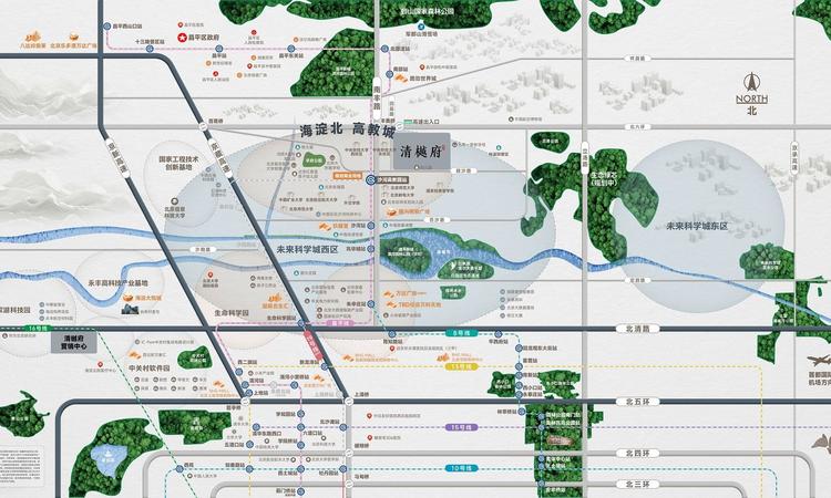 住总·清樾府交通图