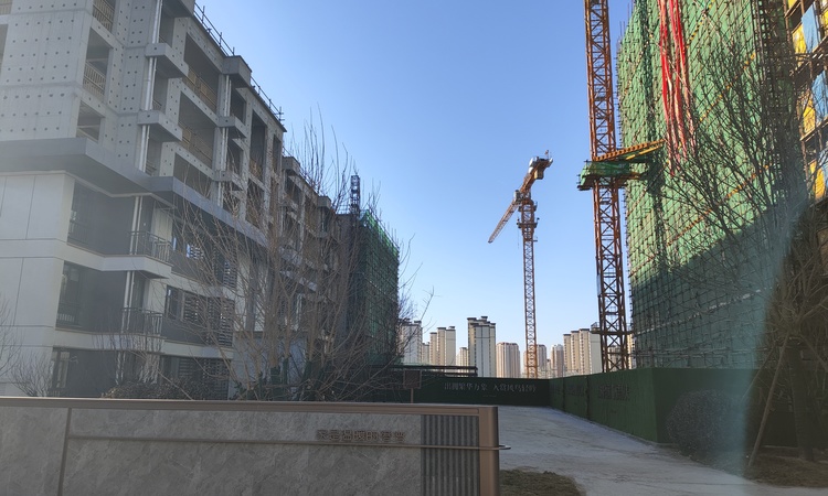 绿地·津澜施工进度图