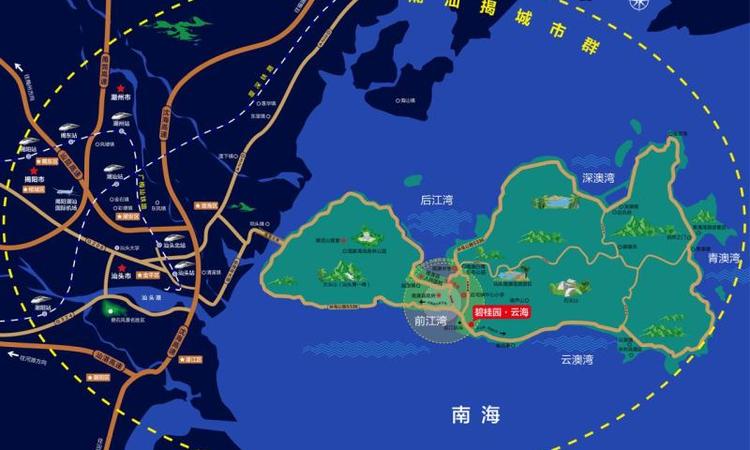 碧桂园云海交通图