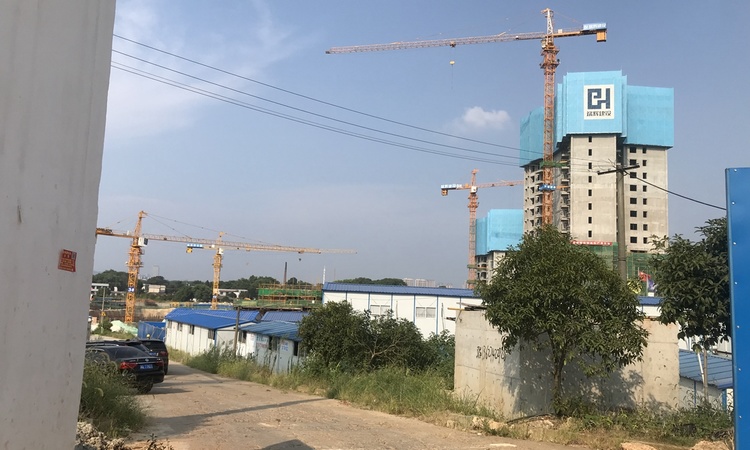 润和滨江广场施工进度图