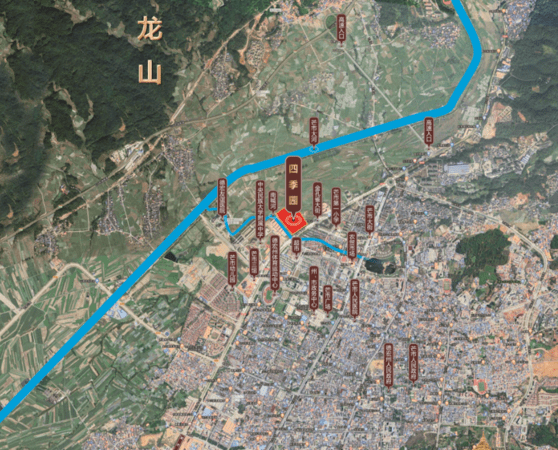 四季园交通图