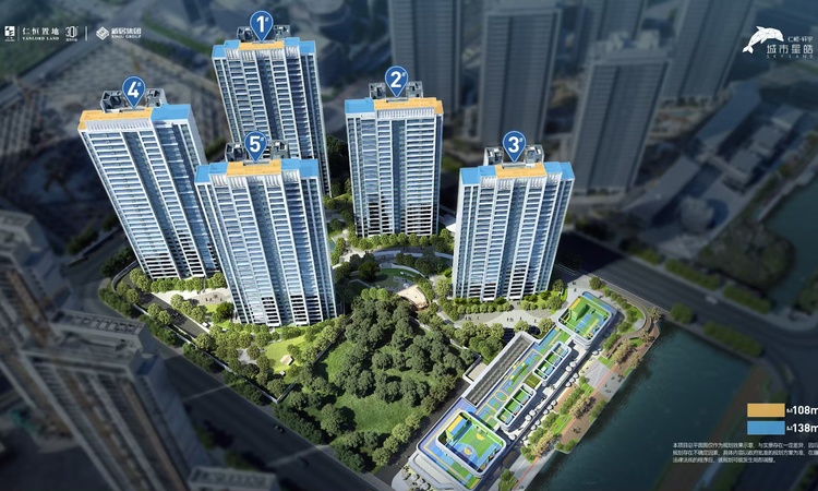 仁恒城市星皓实景图