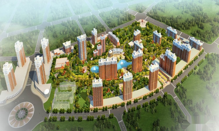 鸿利聚隆城尚城效果图