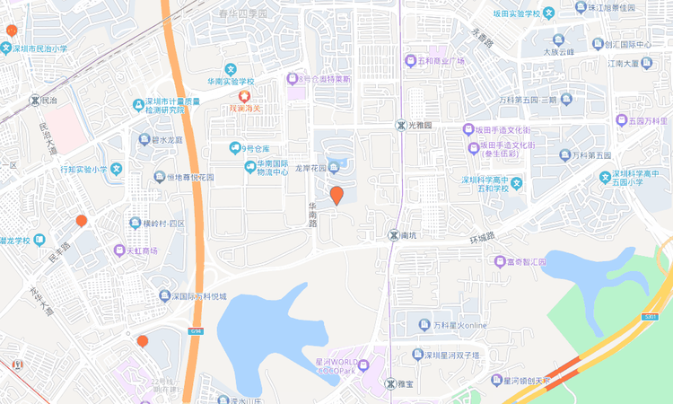 金光华龙岸君粼交通图