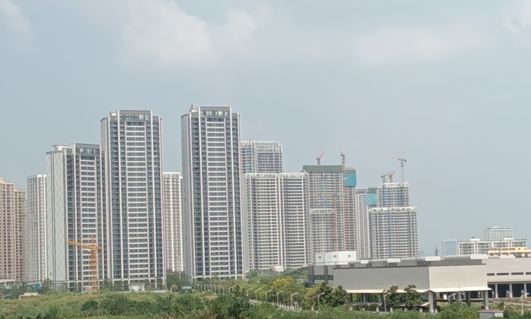 万科金域光年施工进度图