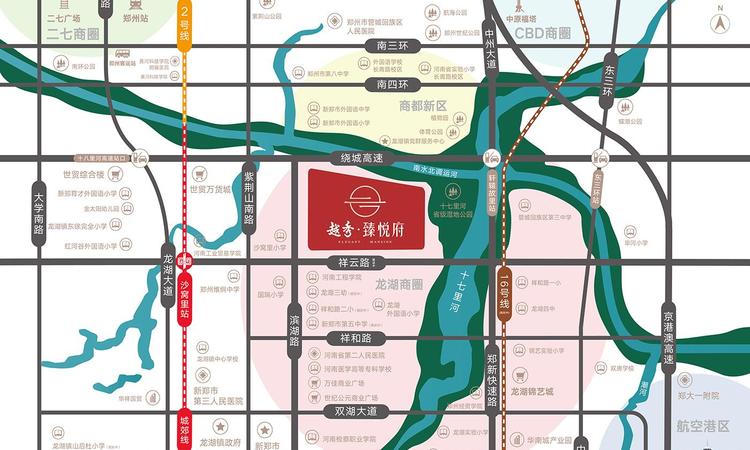 越秀臻悦府交通图