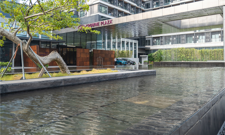 会展湾水岸实景图