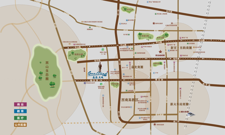 燕港美域交通图