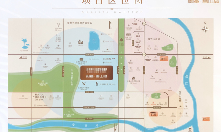 朗基·香山樾交通图