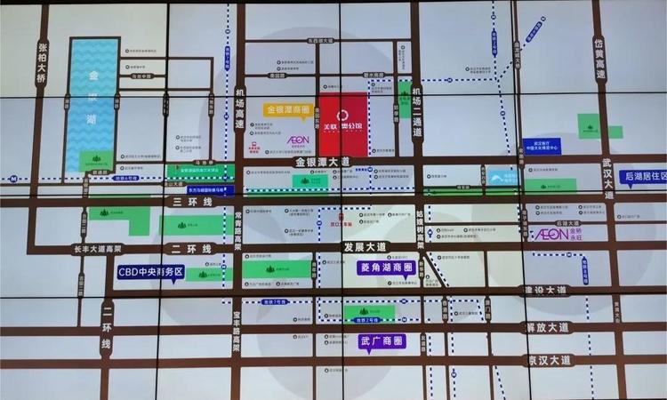 美联·奥公馆交通图