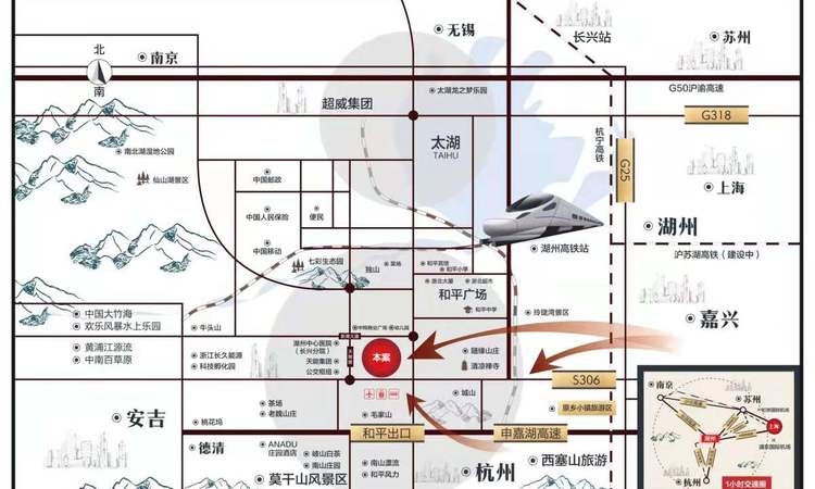 学仕嘉园交通图