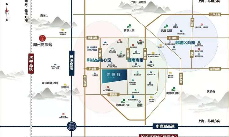 沁澜府交通图