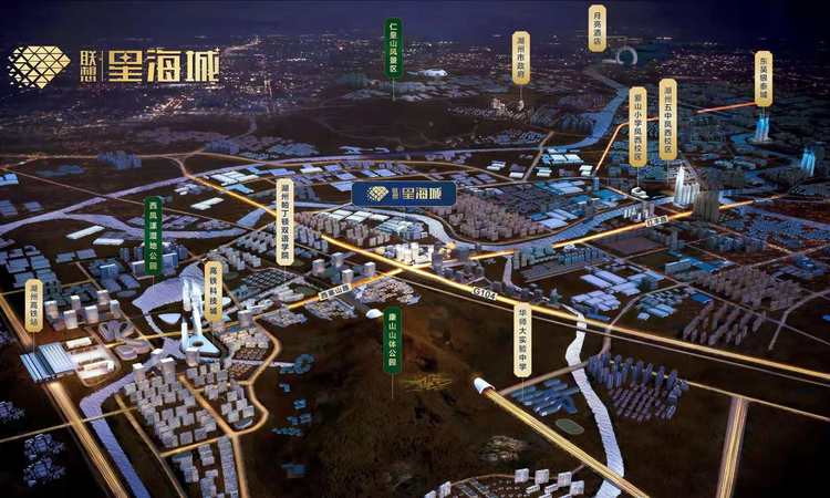 联想星海城交通图
