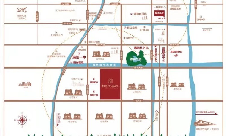 涡阳万瑞·璞悦春秋交通图
