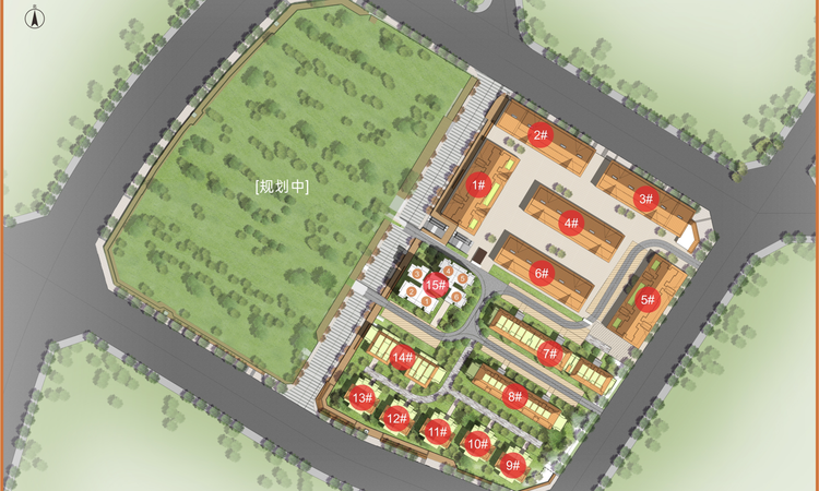 圆中润达丰·滨江睿城楼层平面图