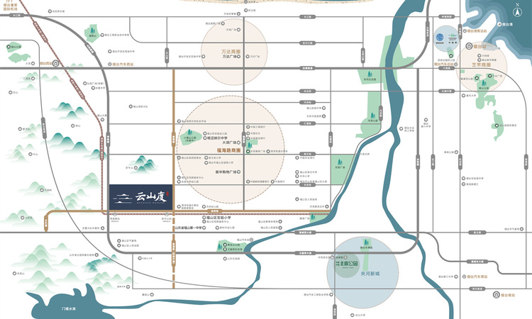 中瑞鼎峰云山度交通图