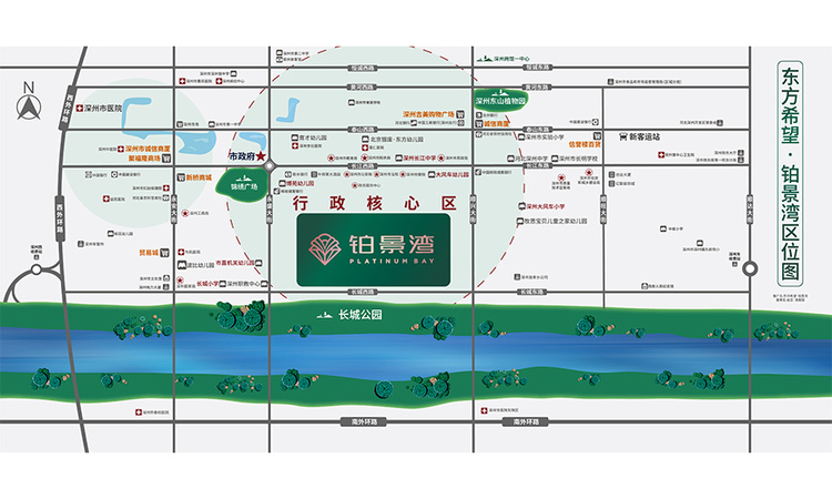 东方希望·铂景湾交通图