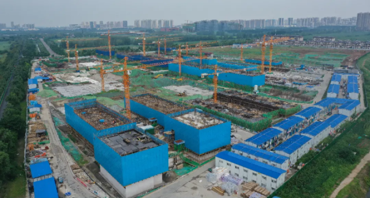 城投绿城·湖畔雲庐施工进度图