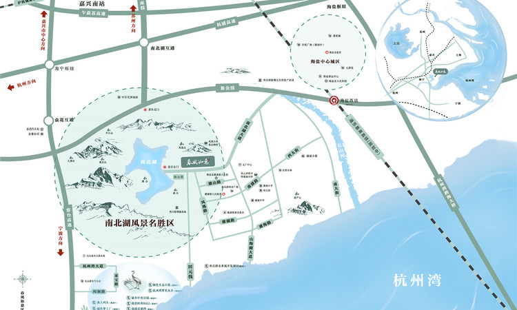 蓝城春风如意交通图