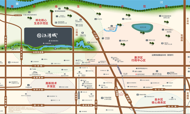 融信江湾城交通图