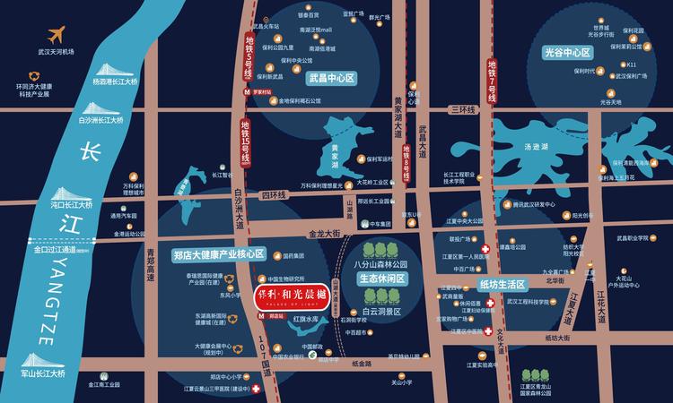 保利和光晨樾交通图