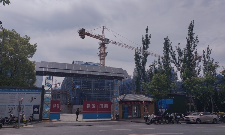 建发云启钱湾施工进度图