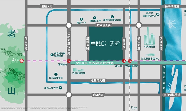 晴翠府交通图