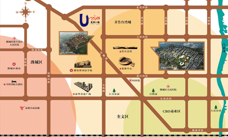 森合阳光交通图