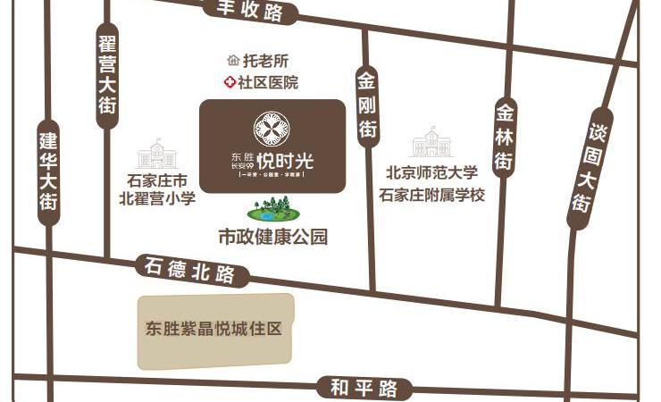 东胜长安99悦时光交通图