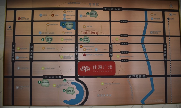 佳源广场交通图