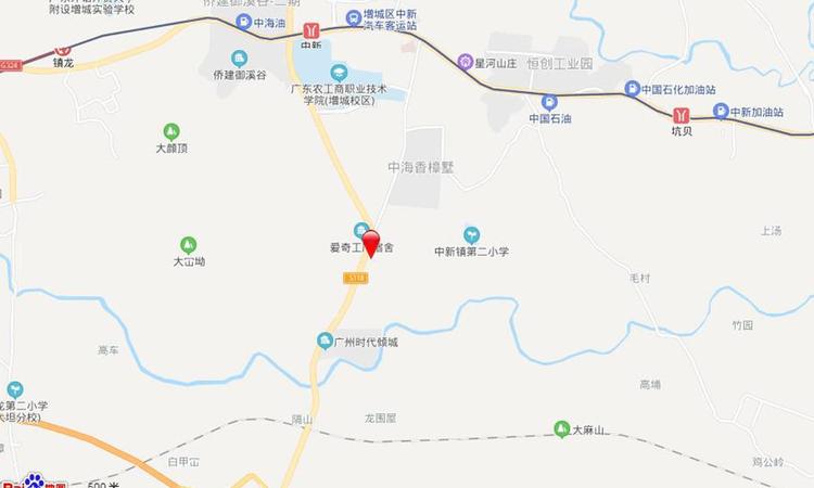 奥园中新誉府交通图