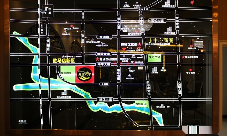 金域水岸交通图