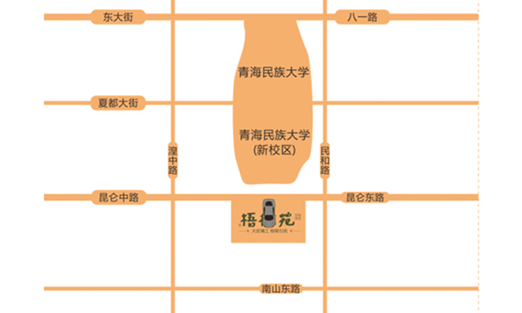 中国铁建梧桐苑交通图