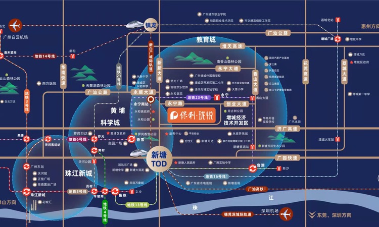 保利珑悦交通图