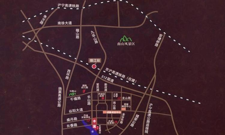 荣正山水半岛交通图