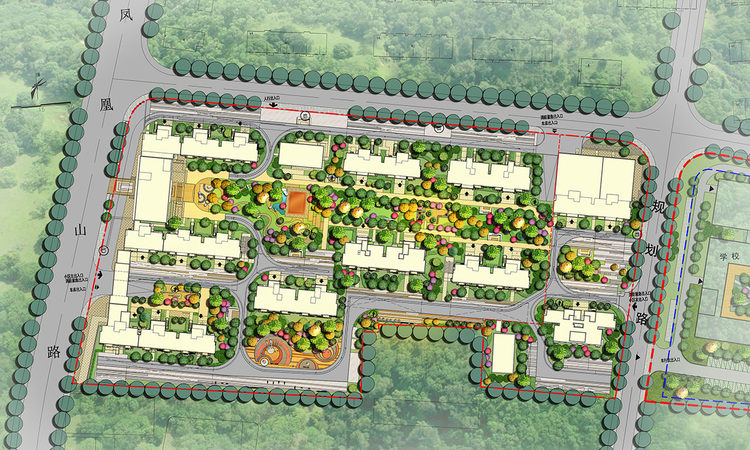 万科繁荣里楼层平面图