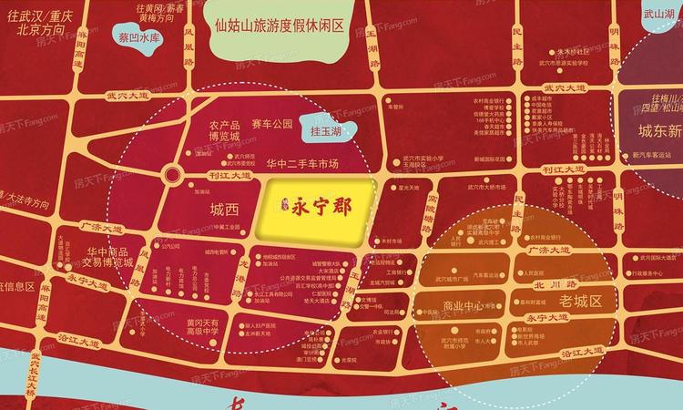 城发永宁郡交通图