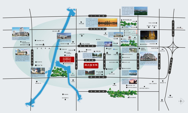 德州壹号院二期交通图