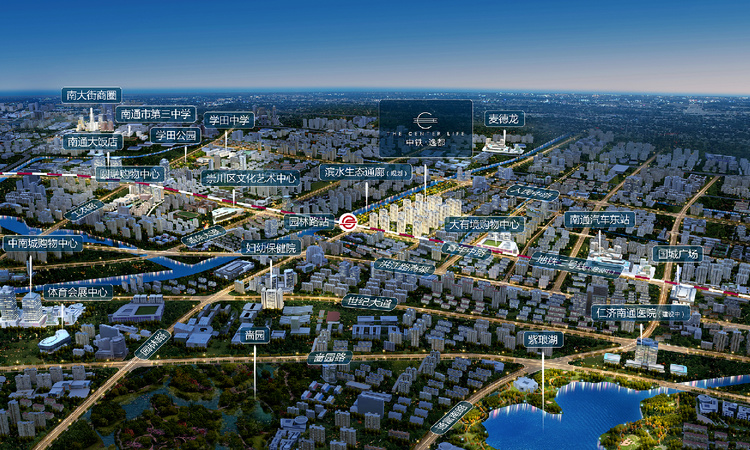 中铁·逸都周边配套图