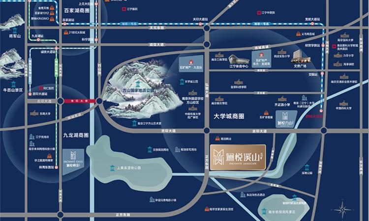五矿澜悦溪山交通图