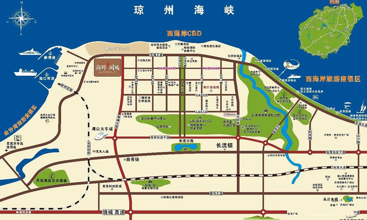 博泰·海畔澜廷交通图