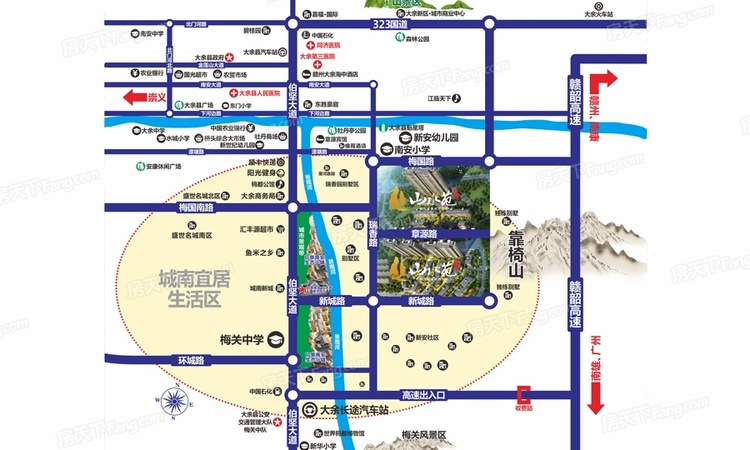 印象南安·山水苑交通图